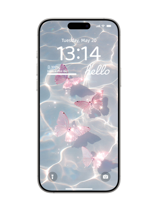 Rose Quartz Butterfly Light — Your Manifestation Energy Wallpaper is Here!